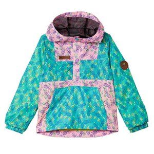 NWT Obermeyer Finn Girls Hooded Pullover Jacket, Size 8